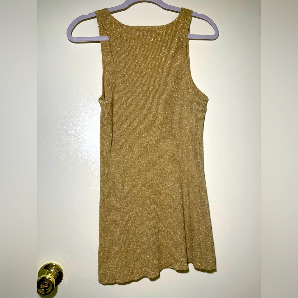 Gold Sleeveless Women's Tank Top XXL - Picture 5 of 5